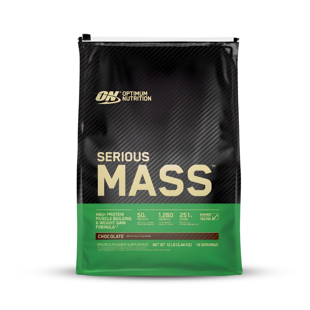 SERIOUS MASS 12 LB / GANADOR DE MASA ON 12 LB - CHOCOLATE + SHAKER - 2