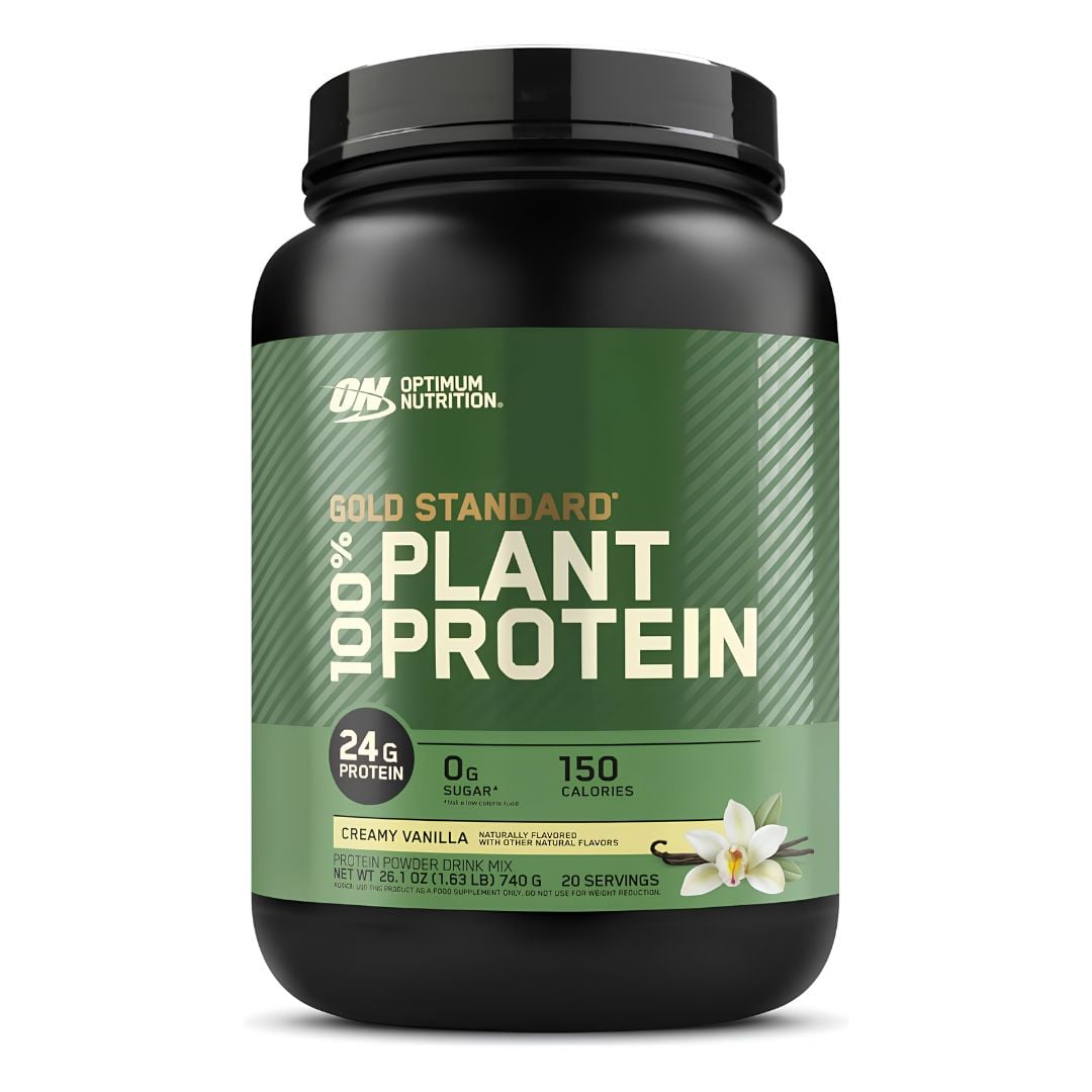 PROTEÍNA VEGANA GOLD STANDARD 100% PLANT PROTEIN / 740 GRAMOS - CREAMY VAINILLA - 1