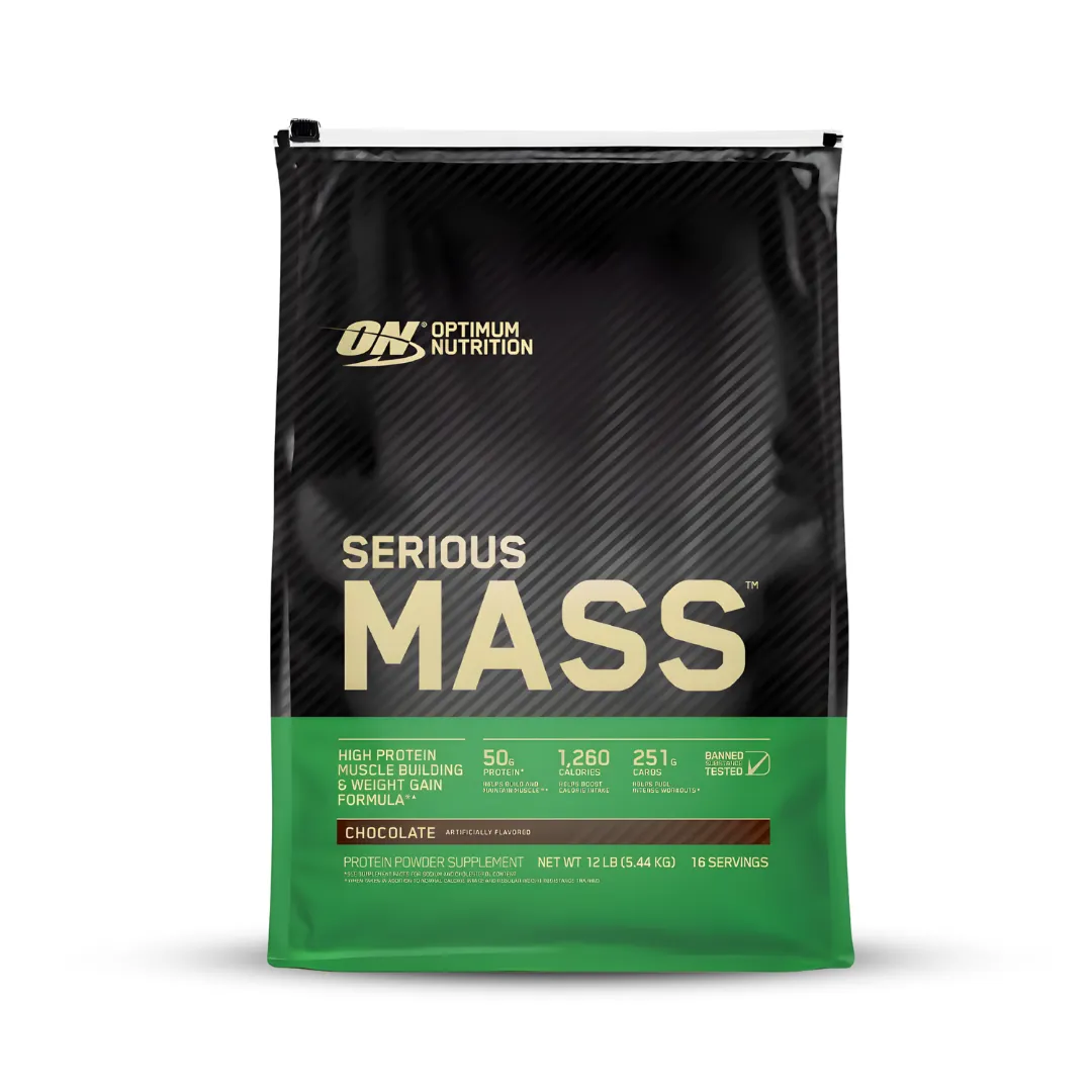SERIOUS MASS 12 LB / GANADOR DE MASA ON 12 LB - CHOCOLATE - 1