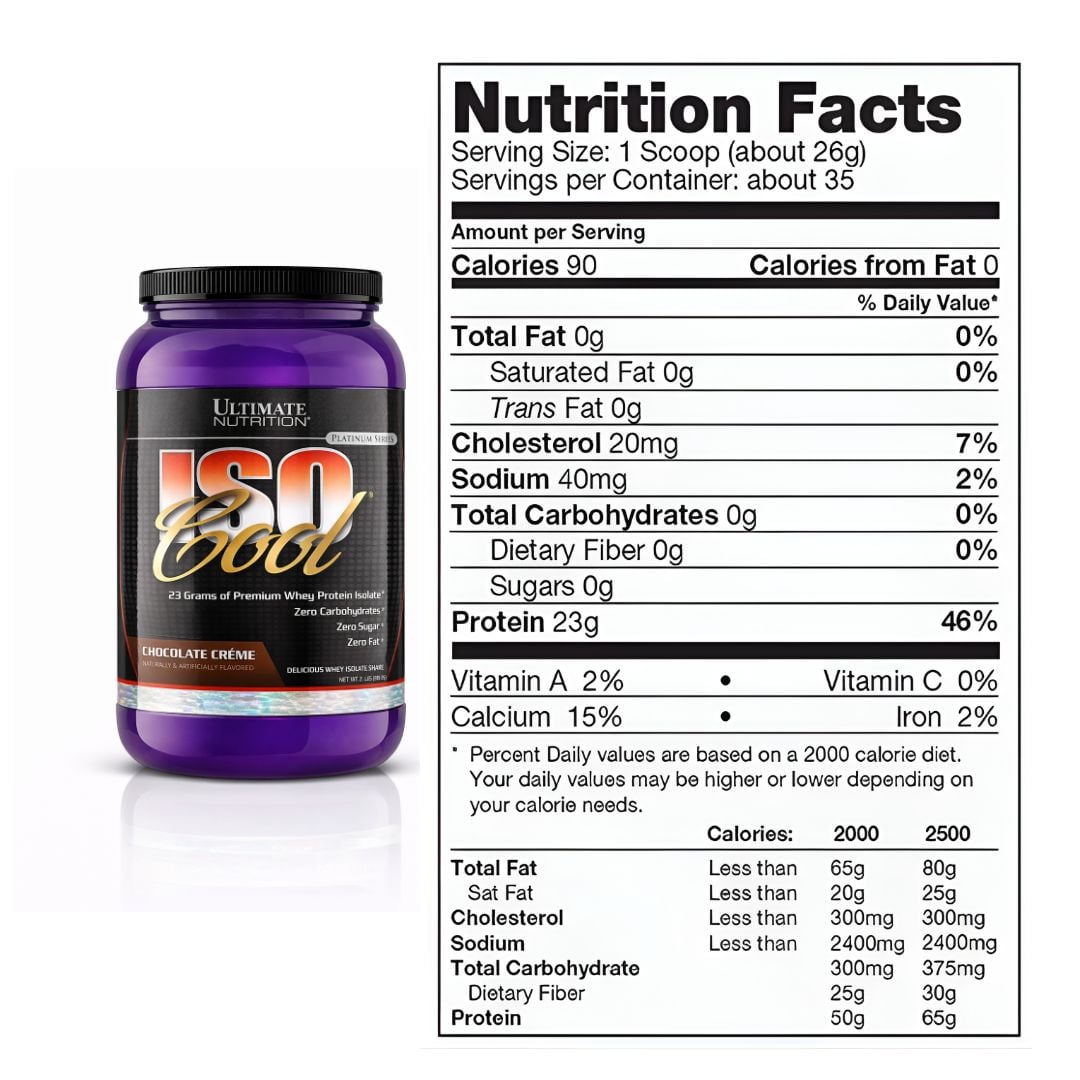 ISO COOL 2 LB PROTEINA ISOLATADA - CHOCOLATE + PORTAPROTEINA - 2