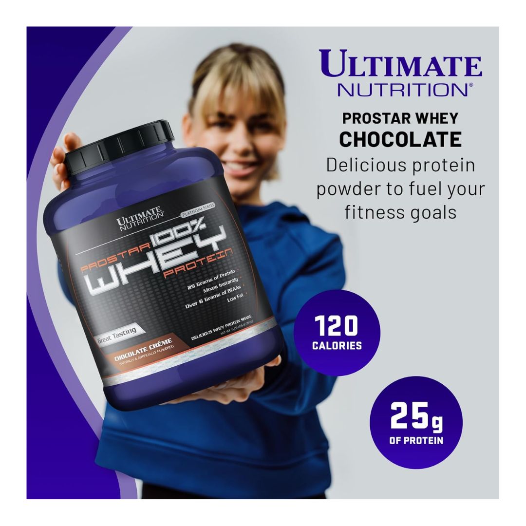 PROSTAR 100 % WHEY 5 LB PROTEINA WHEY - CHOCOLATE CREMA - 3