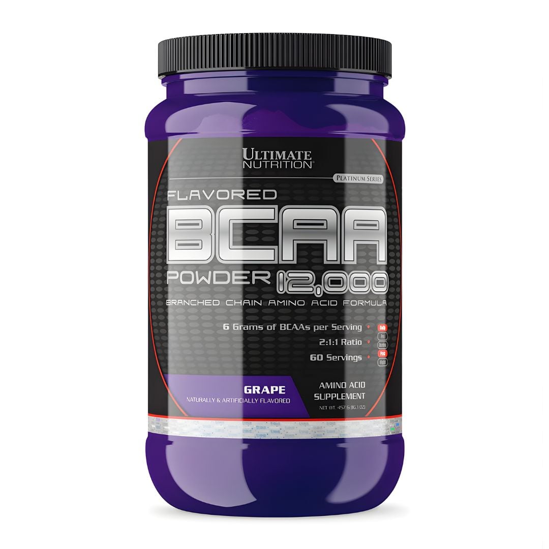 BCAA 12000 AMINOÁCIDOS ULTIMATE NUTRITION / 60 SERVICIOS - UVA - 1
