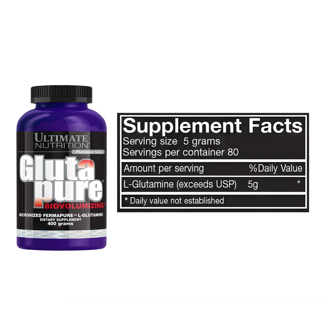 CREATINA ULTIMATE NUTRITION 1 KG + GLUTAPURE 400 G - GLUTAMINA ULTIMATE NUTRITION + 1 SCOOP - 3