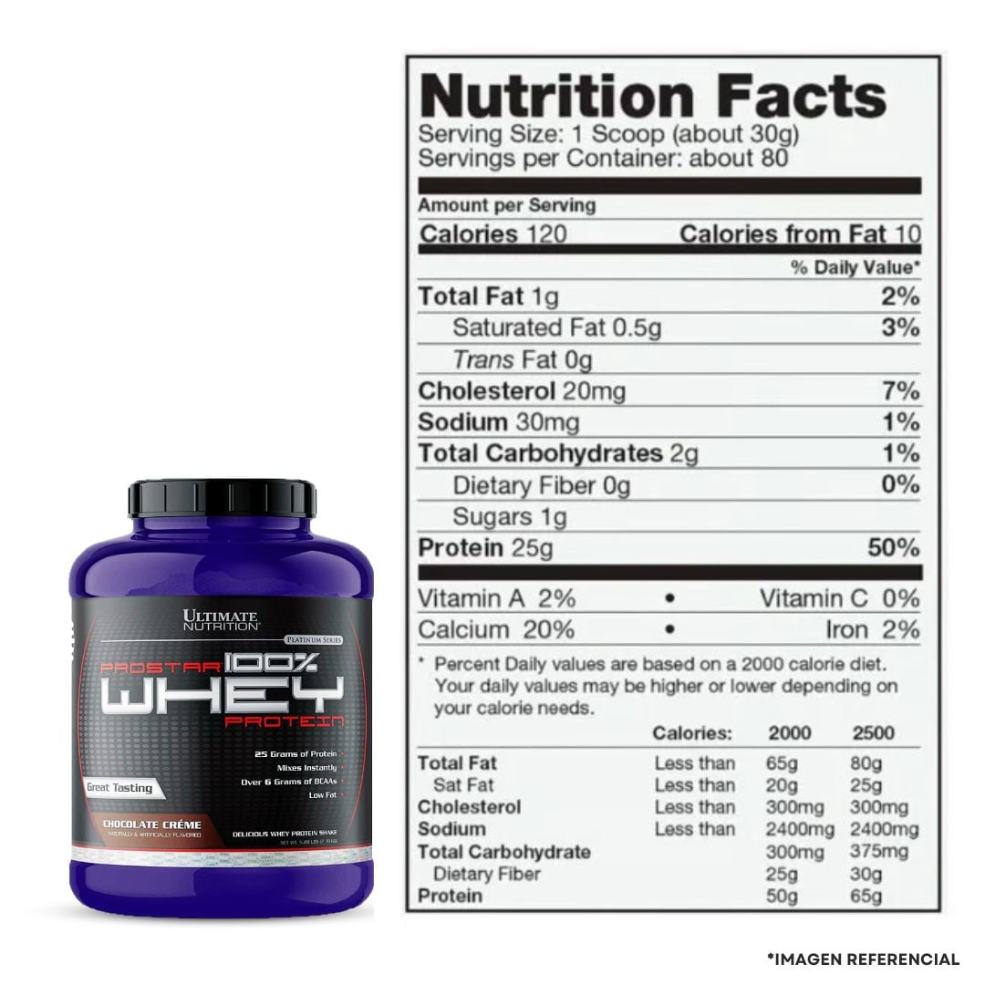 PROSTAR 5 LB CHOCOLATE + CREATINA ULTIMATE 300G + OMEGA 3 ULTIMATE 90 CAP + SHAKER - 2