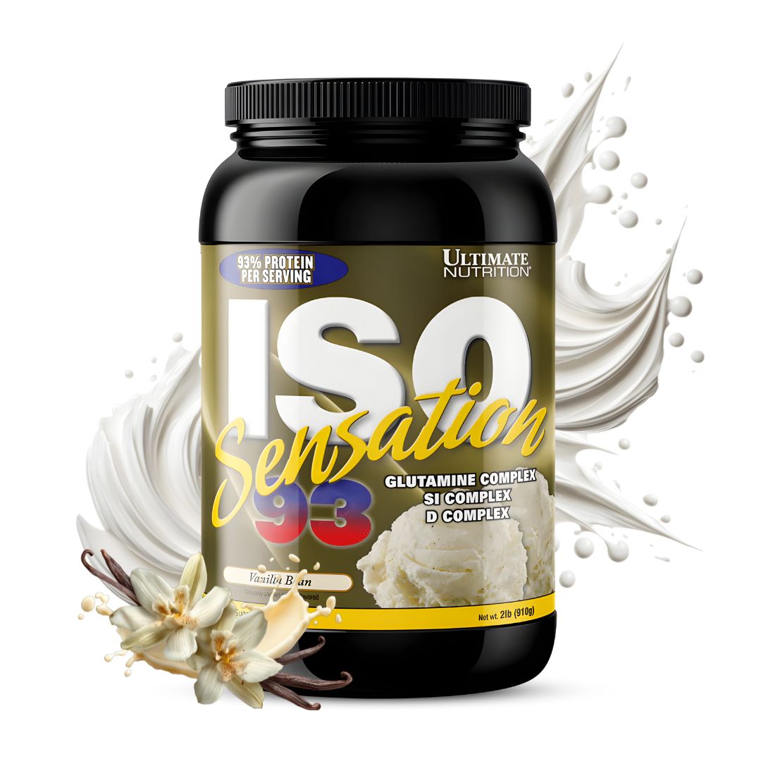 ISO SENSATION 93 2 LB PROTEÍNA ISOLATE - VAINILLA BEAN + SHAKER - 2