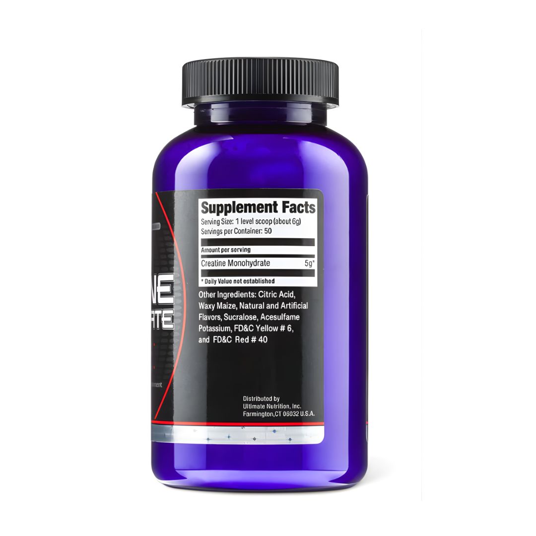 CREATINA ULTIMATE NUTRITION 300 G SABORIZADA - FRUIT PUNCH + SCOOP - 3