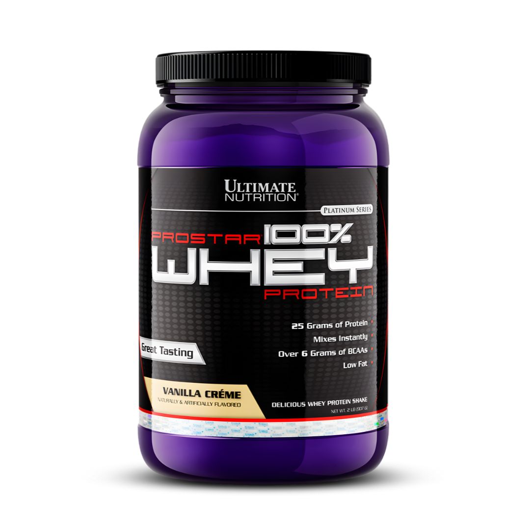 PROSTAR 100% WHEY 2 LB PROTEINA WHEY ULTIMATE NUTRITION - VAINILLA CREMA - 1