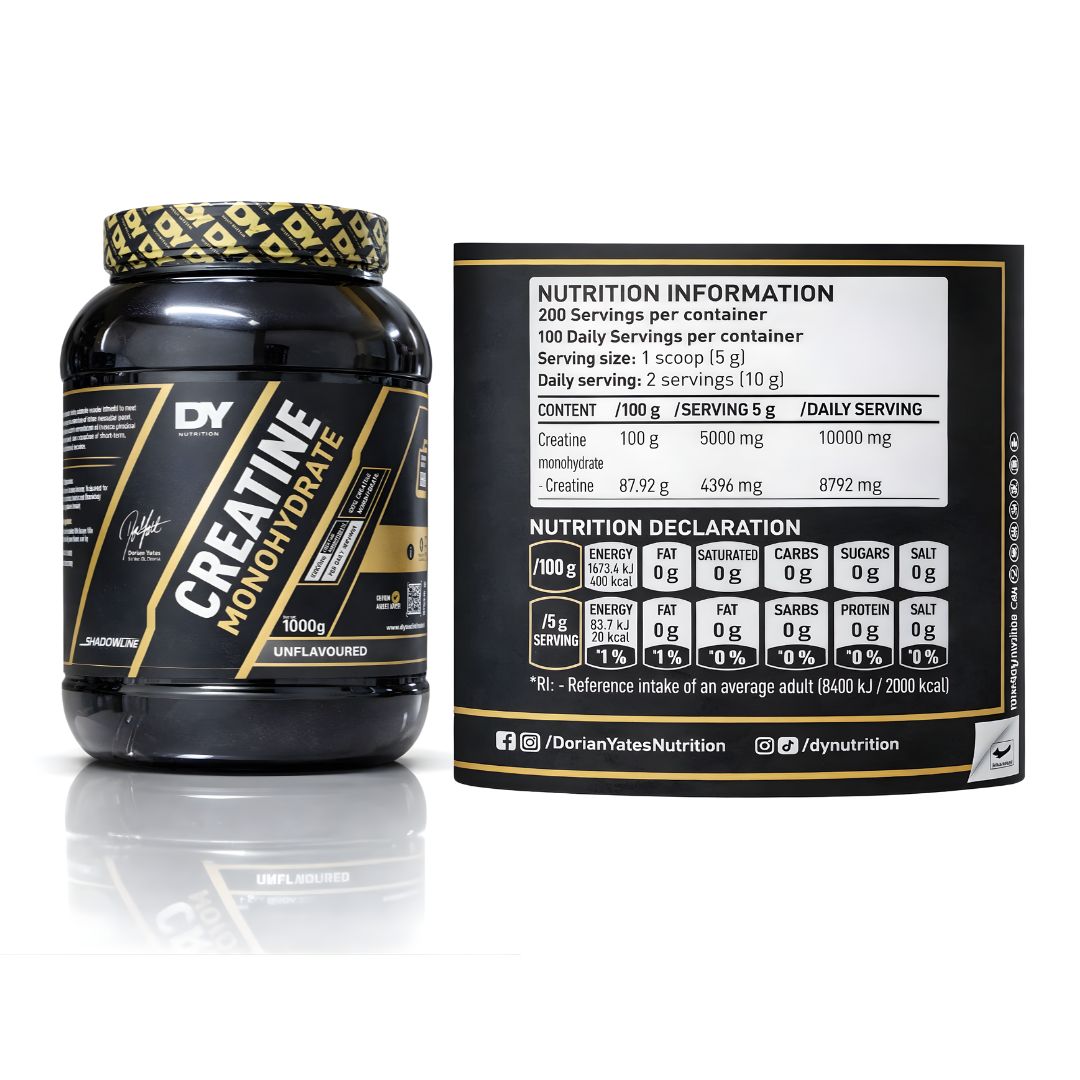PACK X 02 - CREATINA DORIAN YATES 1 KG - CREATINA MONOHIDRATADA DY - 3