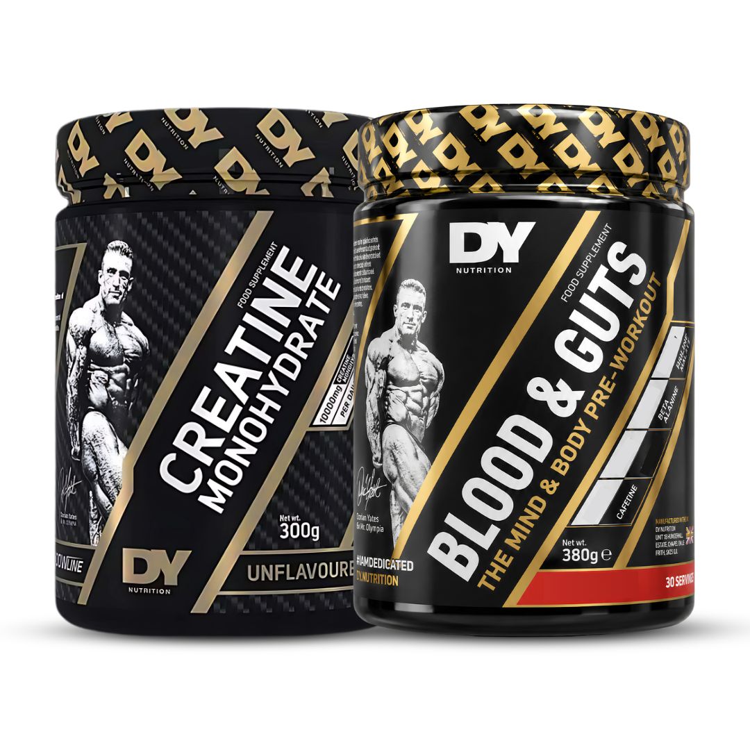 CREATINA DORIAN YATES 300 G - CREATINA MONOHIDRATADA + BLOOD AND GUTS 40 SERVICIOS - WATERMELON - 1