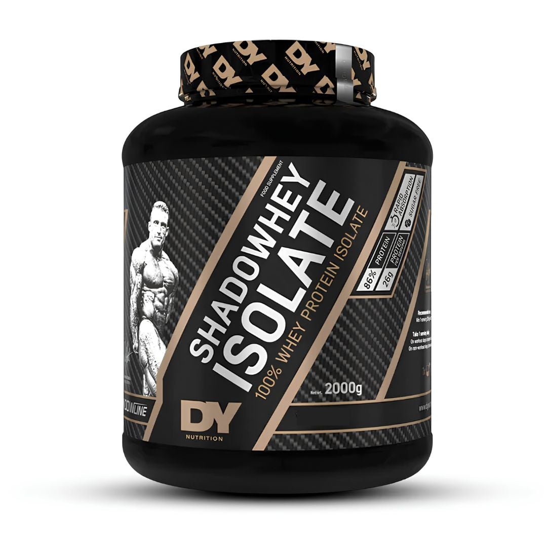 SHADOWHEY ISOLATE 2 KG PROTEINA ISOLATADA DY - VAINILLA + STRAPS + PORTAPROTEINA - 2