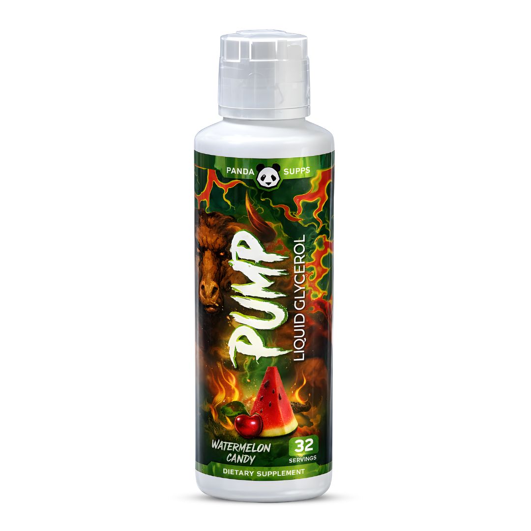 PUMP GLICEROL LIQUIDO PANDA SUPPS 473ML - WATERMELON CANDY + PORTAPROTEINA - 2