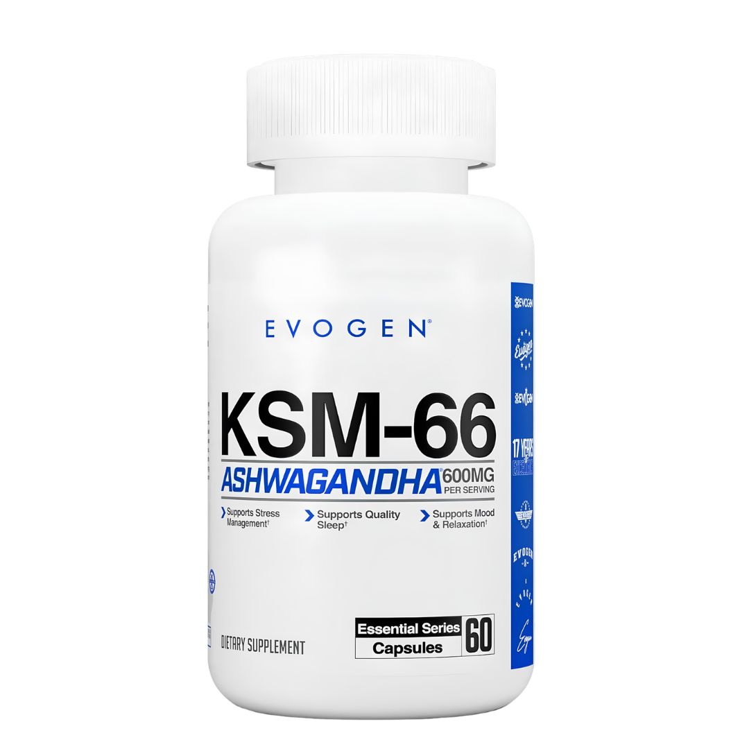 ASHWAGANDHA EVOGEN KSM-66 / 600 MG - 60 CAPSULAS - 1