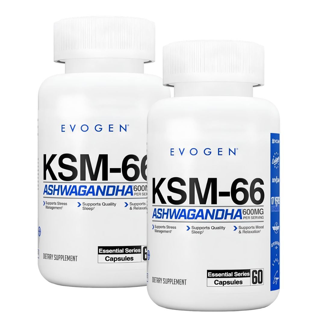 PACK X 02 - ASHWAGANDHA EVOGEN KSM-66 / 600 MG - 60 CAPSULAS - 1