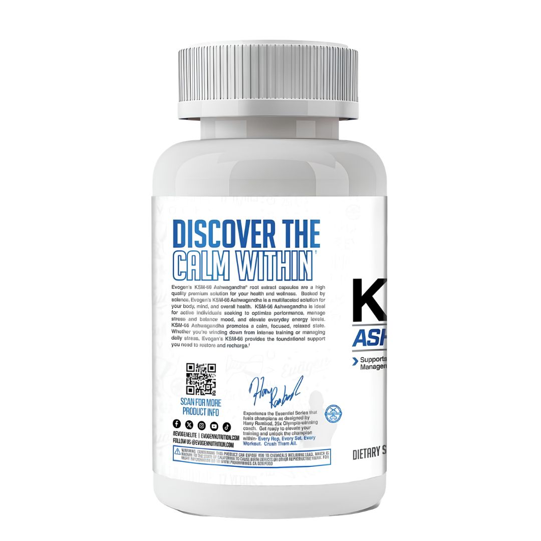 PACK X 02 - ASHWAGANDHA EVOGEN KSM-66 / 600 MG - 60 CAPSULAS - 4