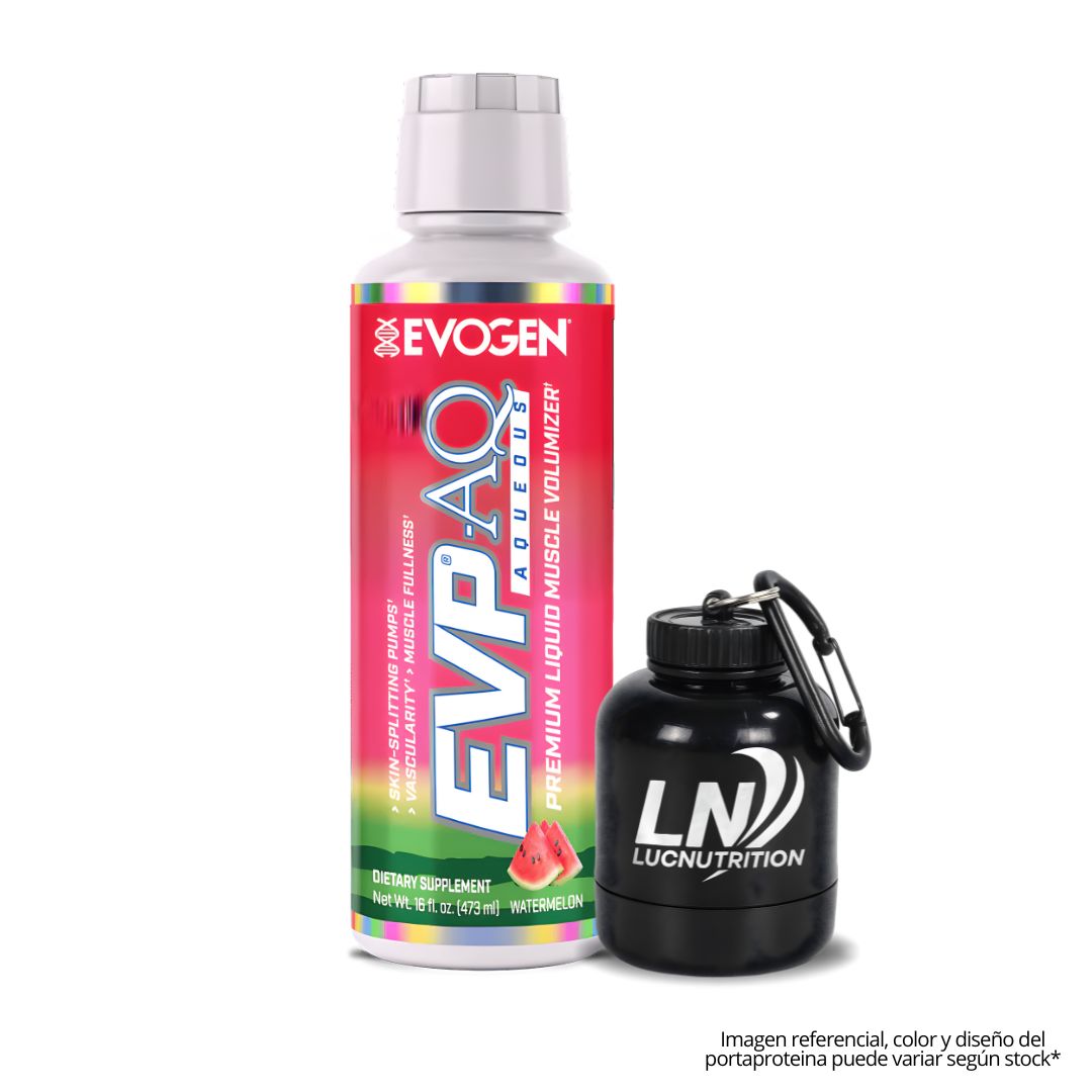 EVP-AQ EVOGEN GLICEROL LIQUIDO 473ML - WATERMELON + PORTAPROTEINA - 1