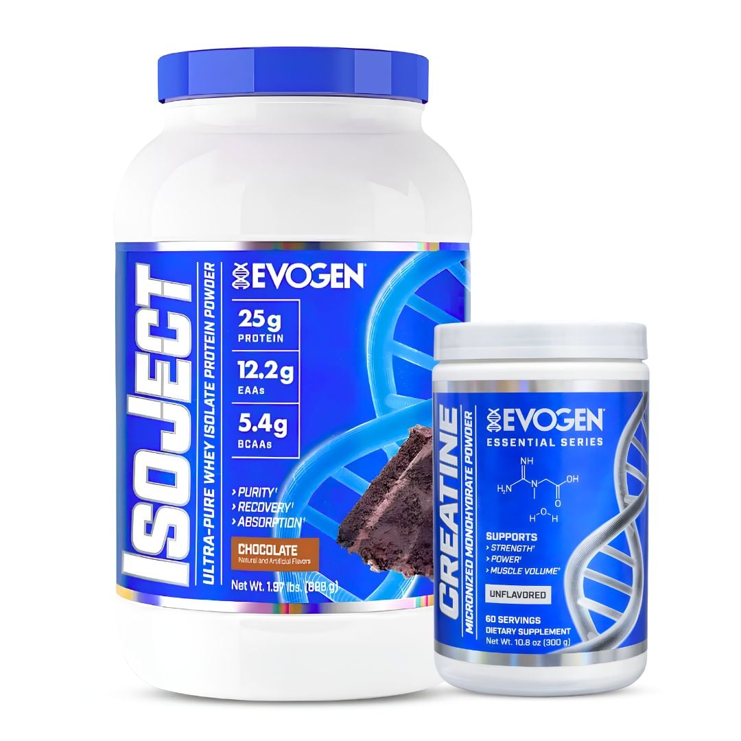 ISOJECT 26 SERVICIOS - COOKIE AND CREAM + CREATINA EVOGEN 300 G MICRONIZADA Y MONOHIDRATADA - 1