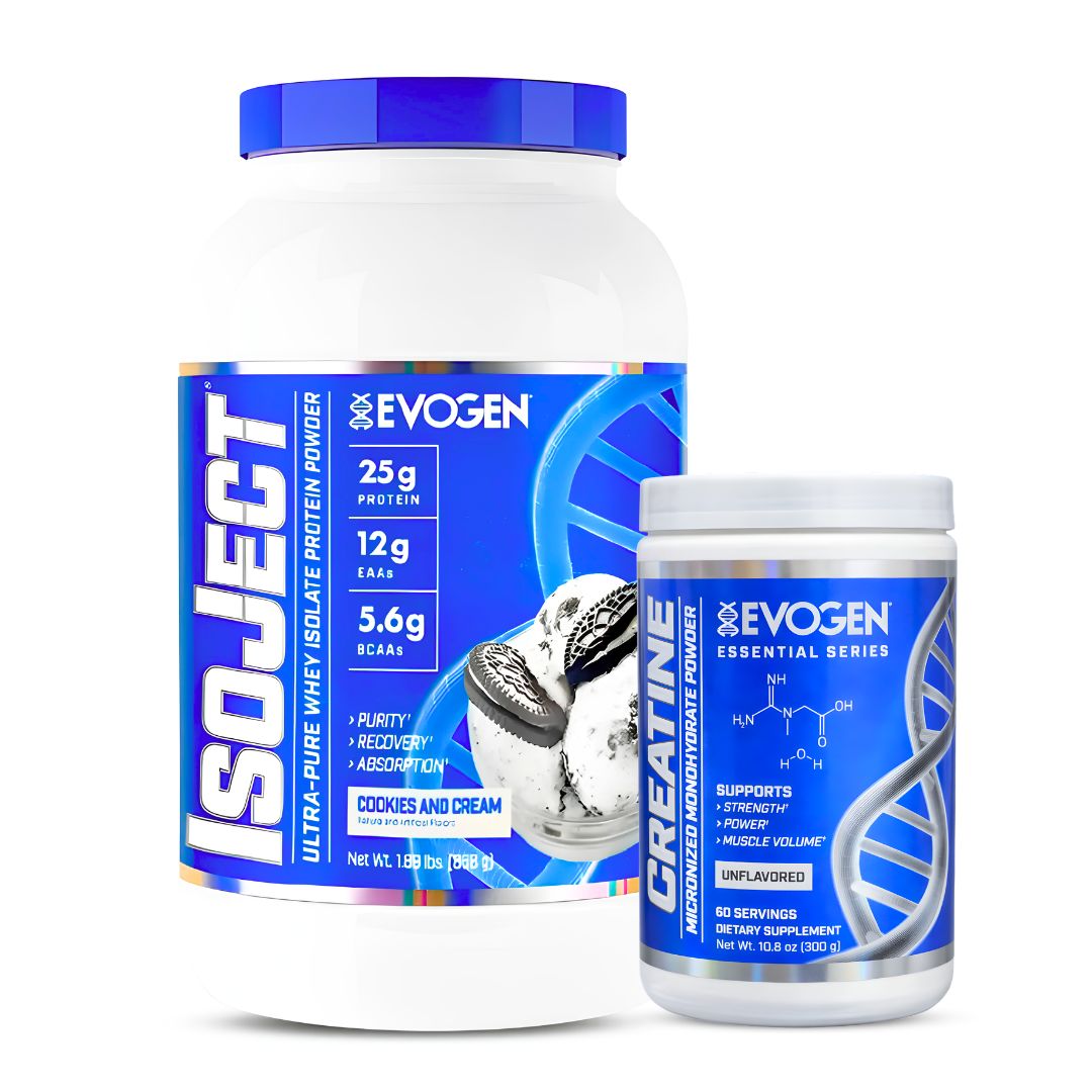 ISOJECT 26 SERVICIOS - COOKIE AND CREAM + CREATINA EVOGEN 300 G MICRONIZADA Y MONOHIDRATADA - 2