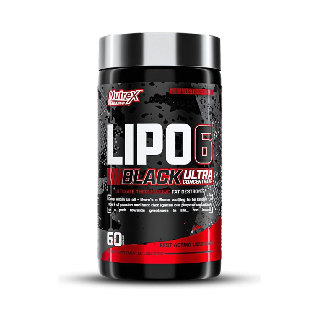 LIPO 6 BLACK ULTRA CONCENTRATE - 60 CÁPSULAS + SHAKER - 2