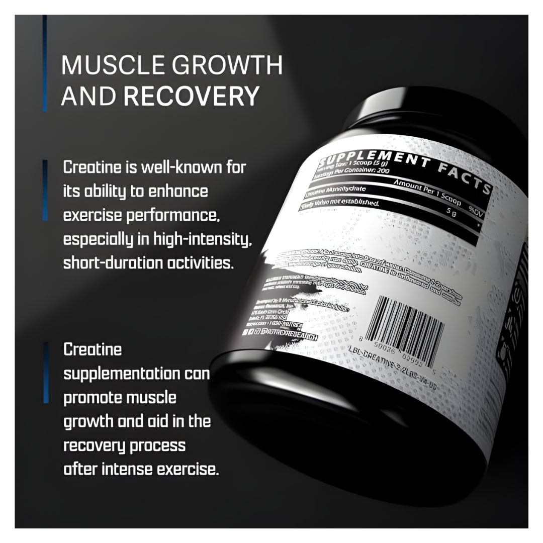 CLÁSICA CREATINA NUTREX RESEARCH 1 KG - CREATINA MONOHIDRATADA + SHAKER - 4