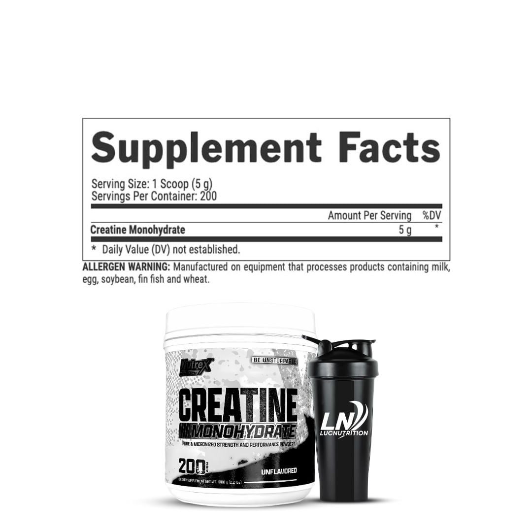 CREATINA NUTREX RESEARCH 1 KG - CREATINA MONOHIDRATADA - 3