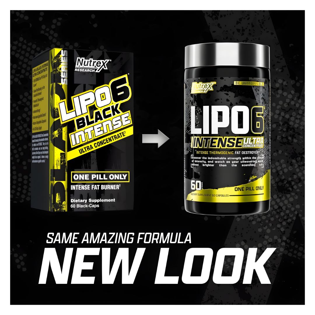 LIPO 6 BLACK INTENSE - 60 CÁPSULAS - 3
