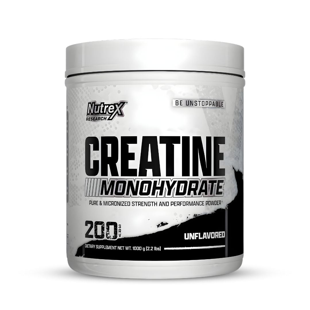 CREATINA NUTREX RESEARCH 1 KG - CREATINA MONOHIDRATADA + STRAPS - 2