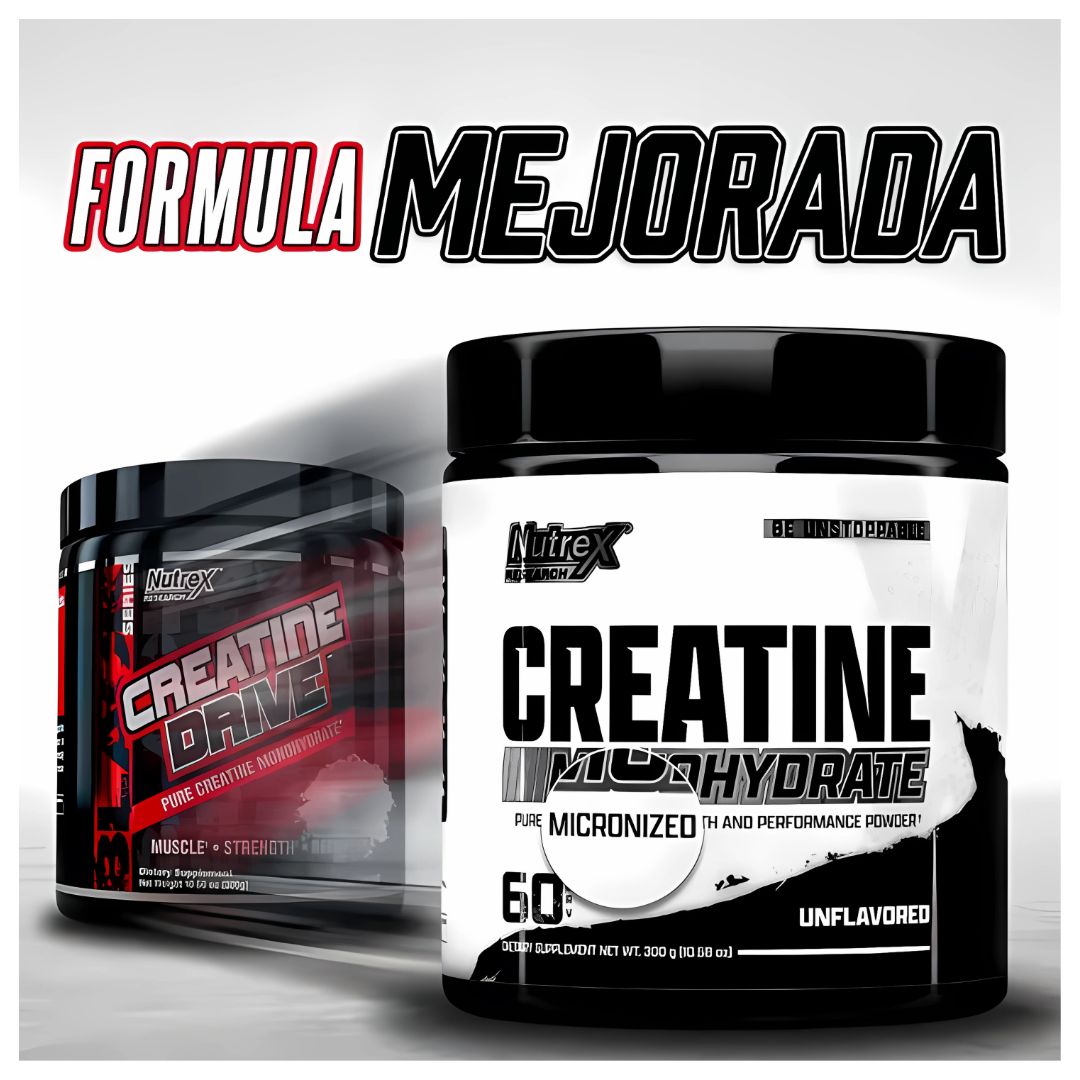 CREATINA NUTREX RESEARCH 1 KG - CREATINA MONOHIDRATADA + STRAPS - 4