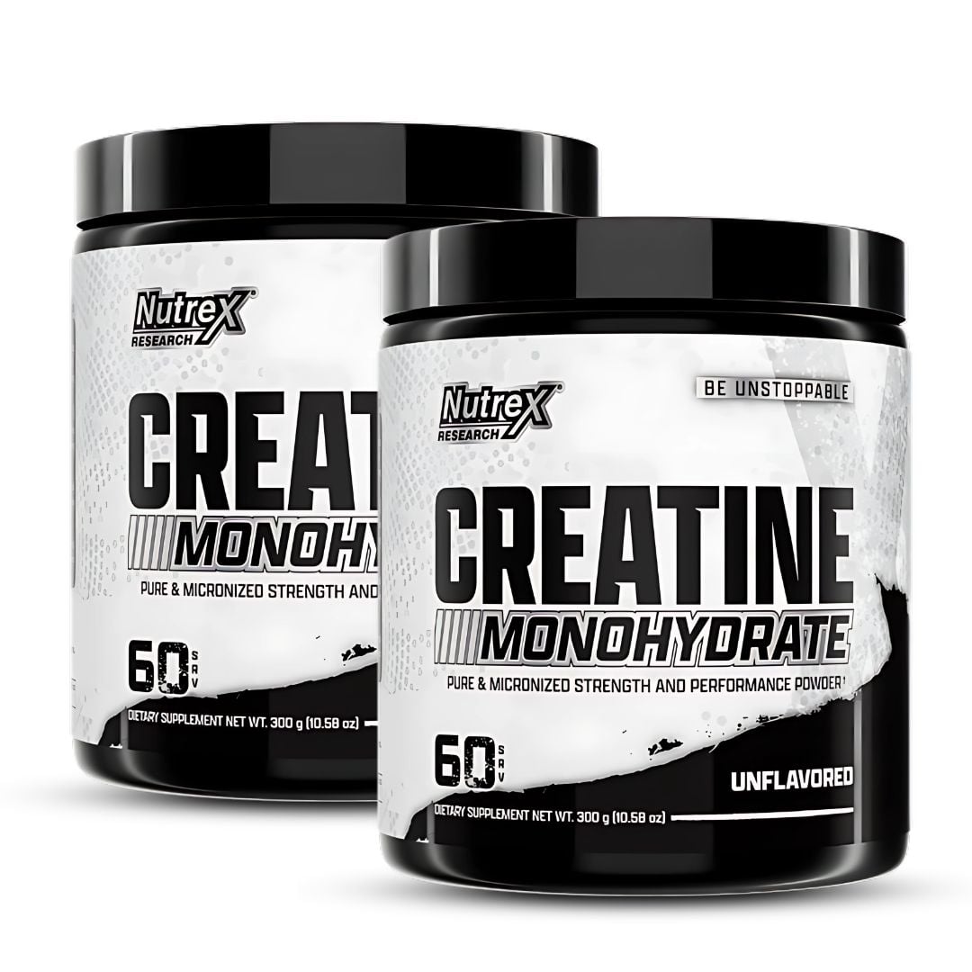 PACK X 02 - CREATINA NUTREX RESEARCH 300 G - CREATINA MONOHIDRATADA Y MICRONIZADA - 1