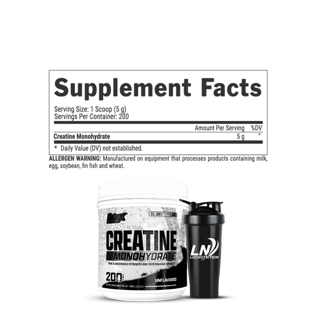 CREATINA NUTREX RESEARCH 1 KG - MONOHIDRATADA + HMB 1000 120CÁPSULAS HMB NUTREX - 2