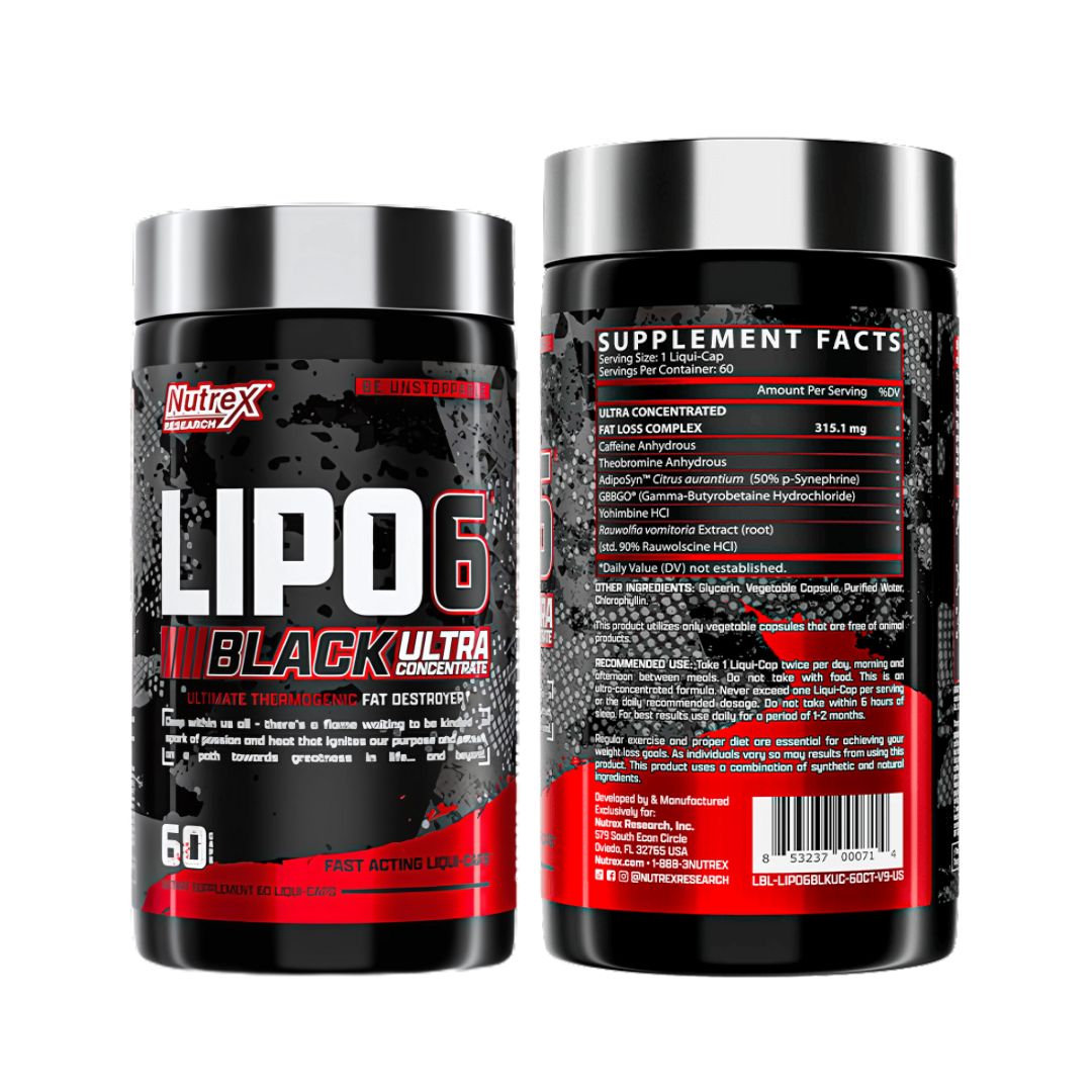 CREATINA NUTREX RESEARCH 300 G + LIPO 6 BLACK ULTRA CONCENTRADO 60 CAP - 3