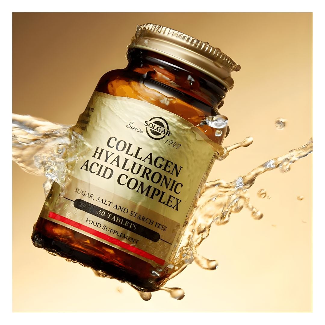 COLLAGEN HYALURONIC ACID COMPLEX SOLGAR / COLAGENO CON ACIDO HIALURONICO SOLGAR - 30 TABLETAS - 3