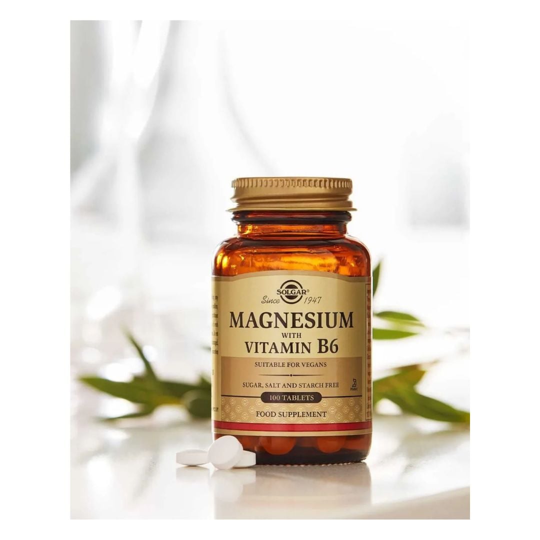 MAGNESIO CON VITAMINA B6 SOLGAR - 100 CÁPSULAS - 3
