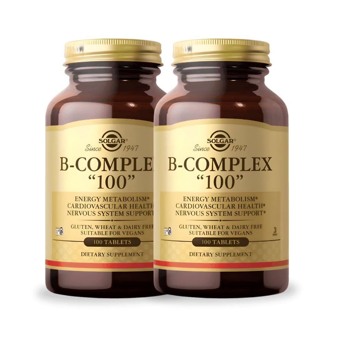 PACK X 02 B-COMPLEX 100 SOLGAR COMPLEJO B - 100 CÁPSULAS - 1