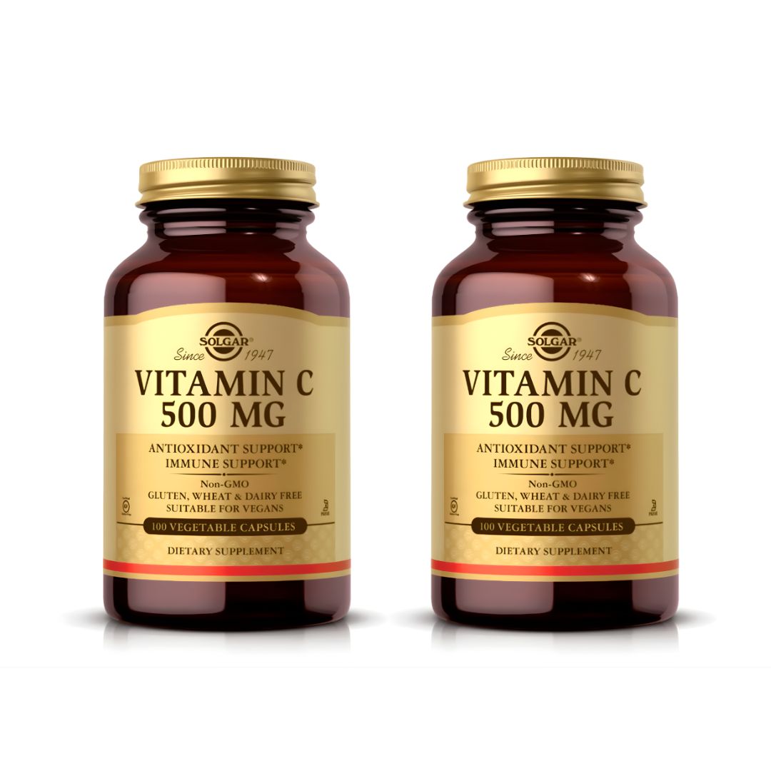 PACK X 02 - VITAMIN C 500 MG - 100 CAP. ANTIOXIDANTE SOLGAR - 1