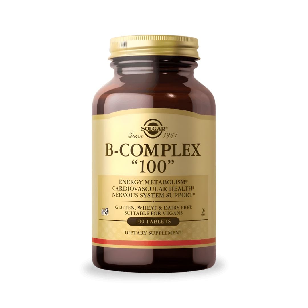 B-COMPLEX 100 SOLGAR COMPLEJO B - 100 CÁPSULAS - 1