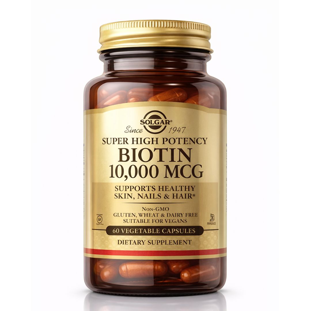 BIOTINA SOLGAR / BIOTIN 10000 MCG - 60 CÁPSULAS - 1