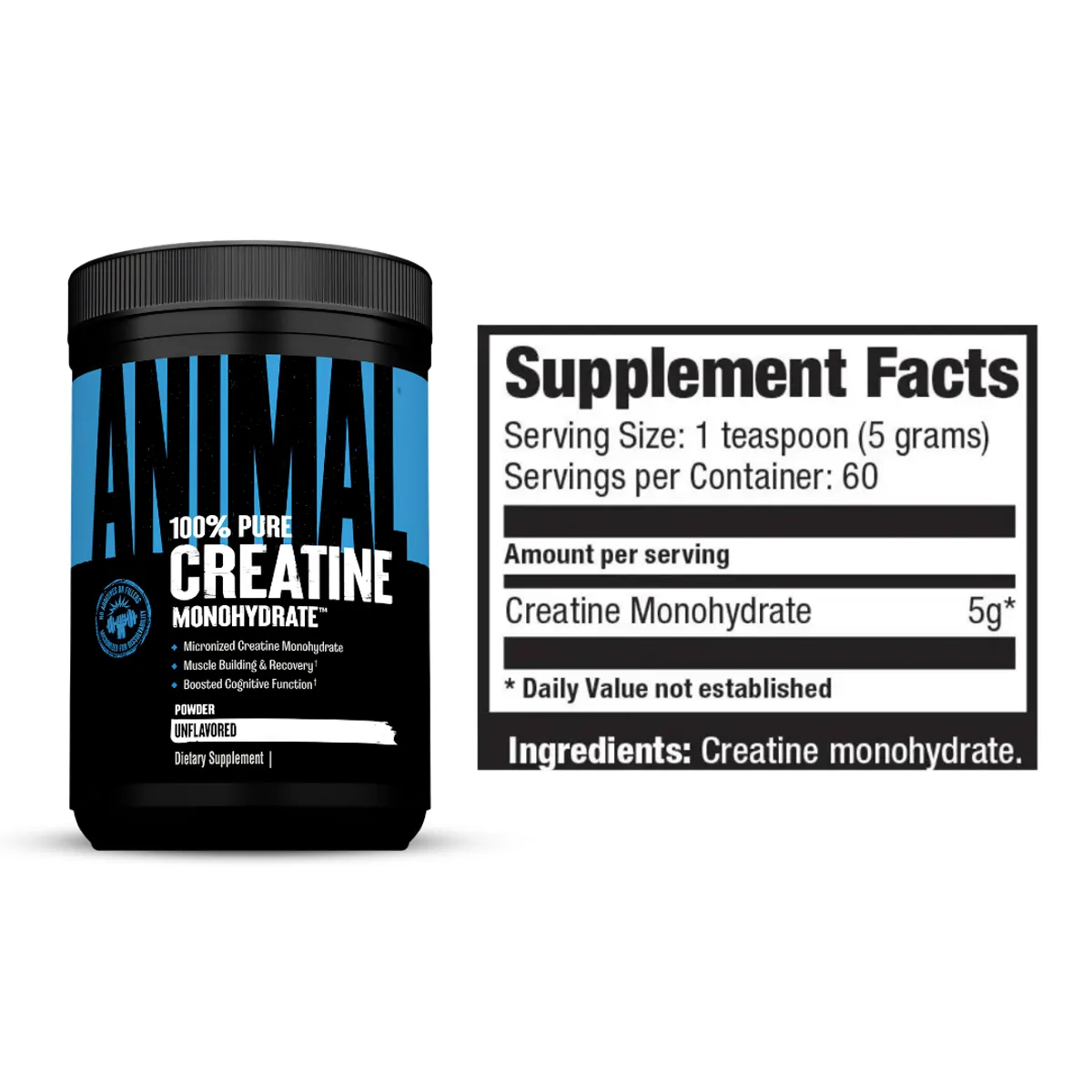 CREATINA ANIMAL 300 G - UNIVERSAL NUTRITION - 2