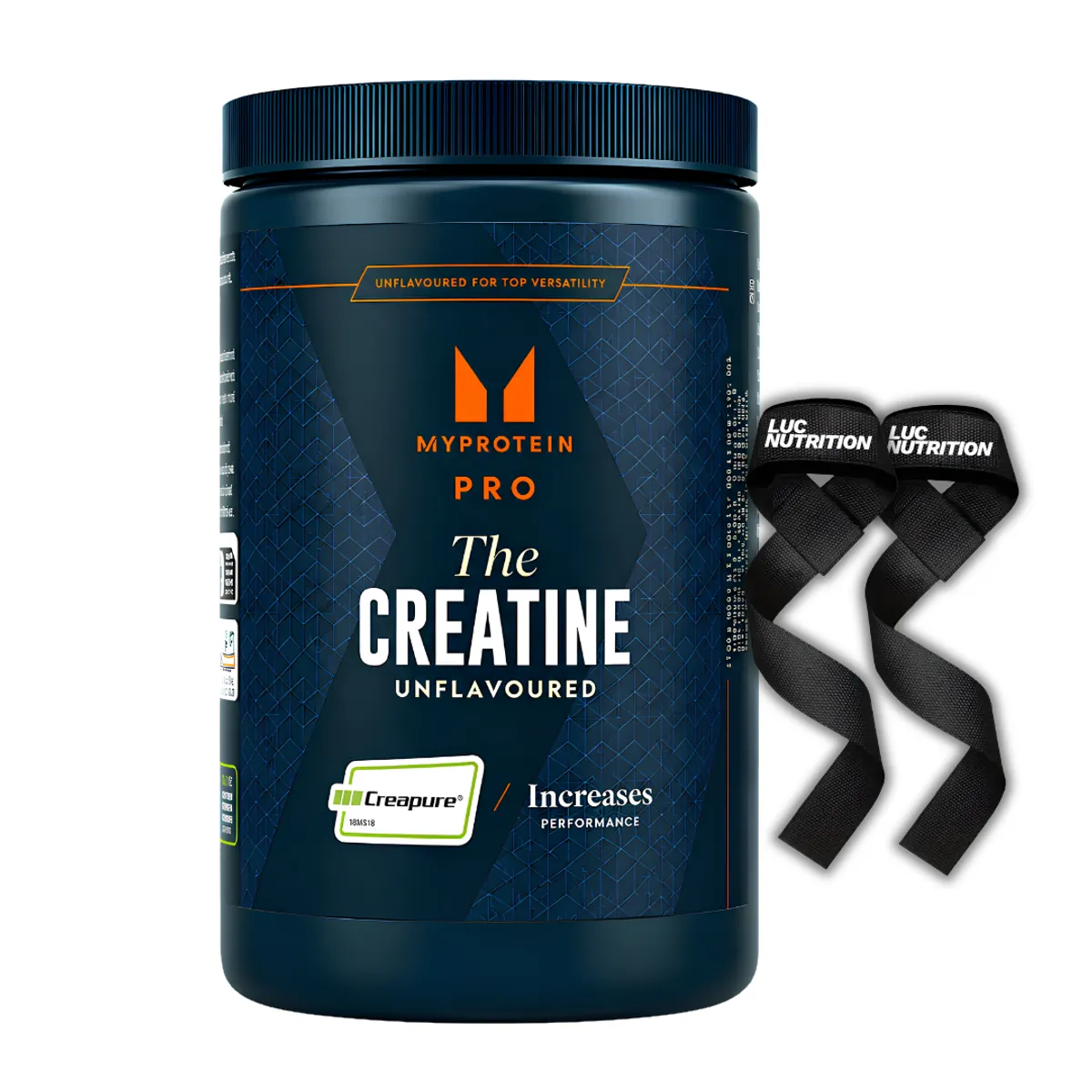 CREAPURE MYPROTEIN 1 KG - CREATINA MONOHIDRATADA + STRAPS - 1