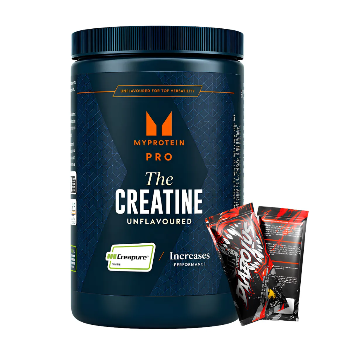 CREAPURE MYPROTEIN 1 KG - CREATINA MONOHIDRATADA + 2 SACHET DIABOLUS - 1