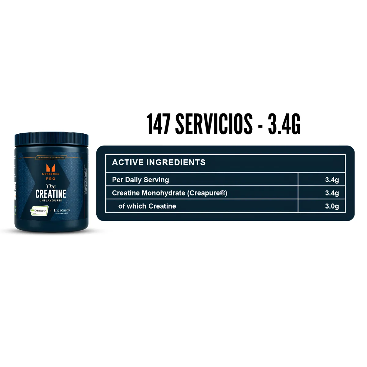 CREAPURE MYPROTEIN 500 G - CREATINA MYPROTEIN + 2 SACHET DIABOLUS - 2