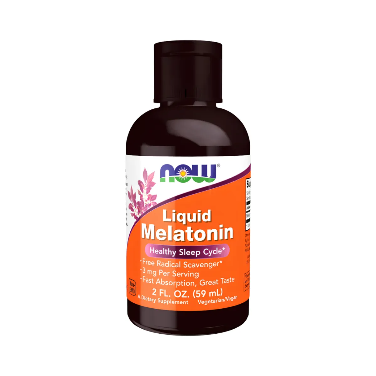 MELATONINA LIQUIDA 3 MG - NOW - 1