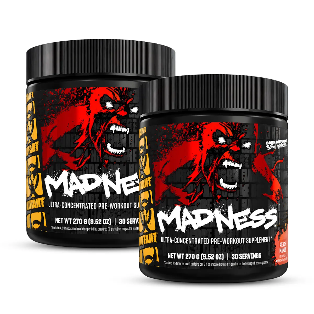 PACK X 02 - PRE-ENTRENO MADNESS 30 SERVICIOS - PEACH MANGO - 1