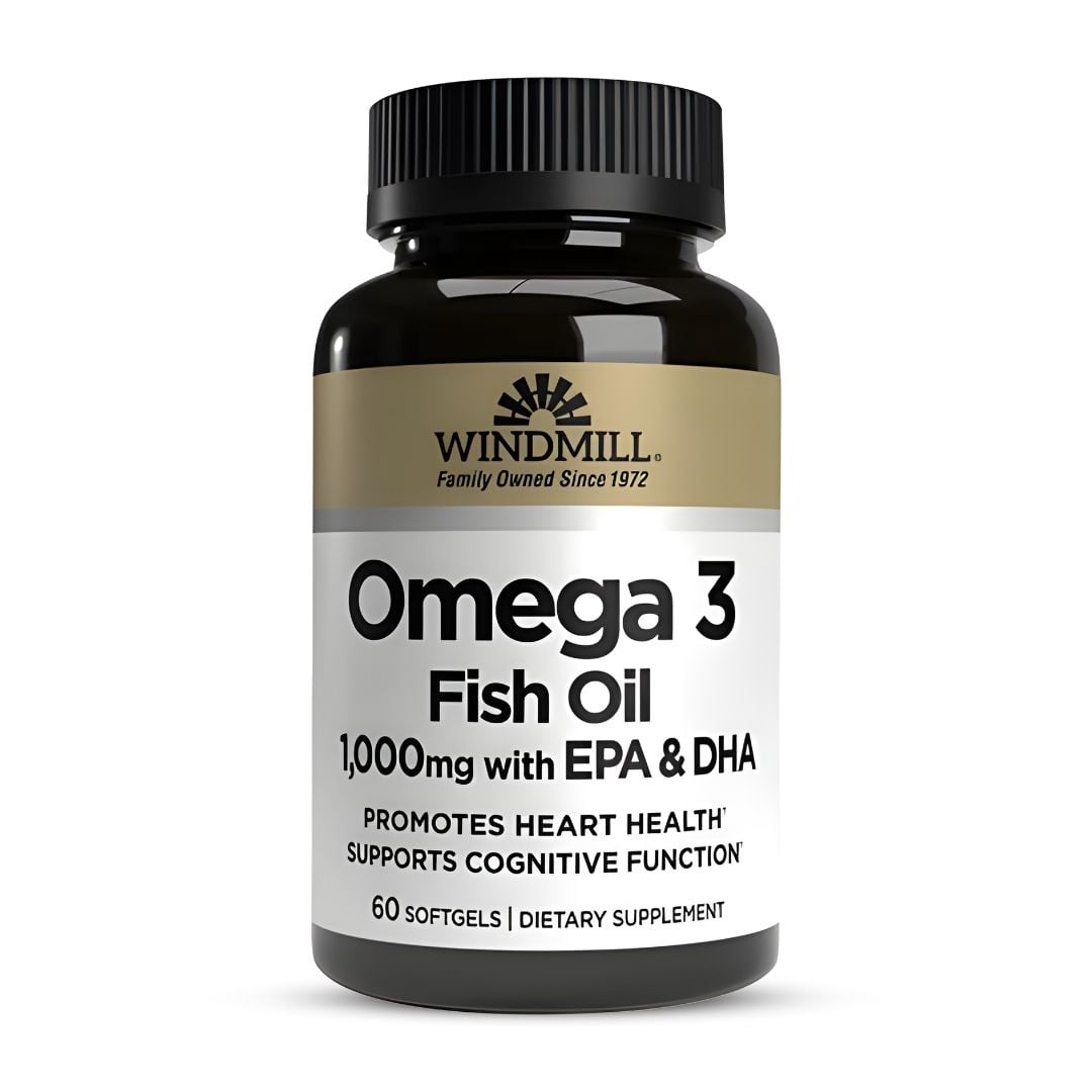 OMEGA 3 WINDMILL - FISH OIL 1000 MG WINDMILL / 60 CÁPSULAS - 1