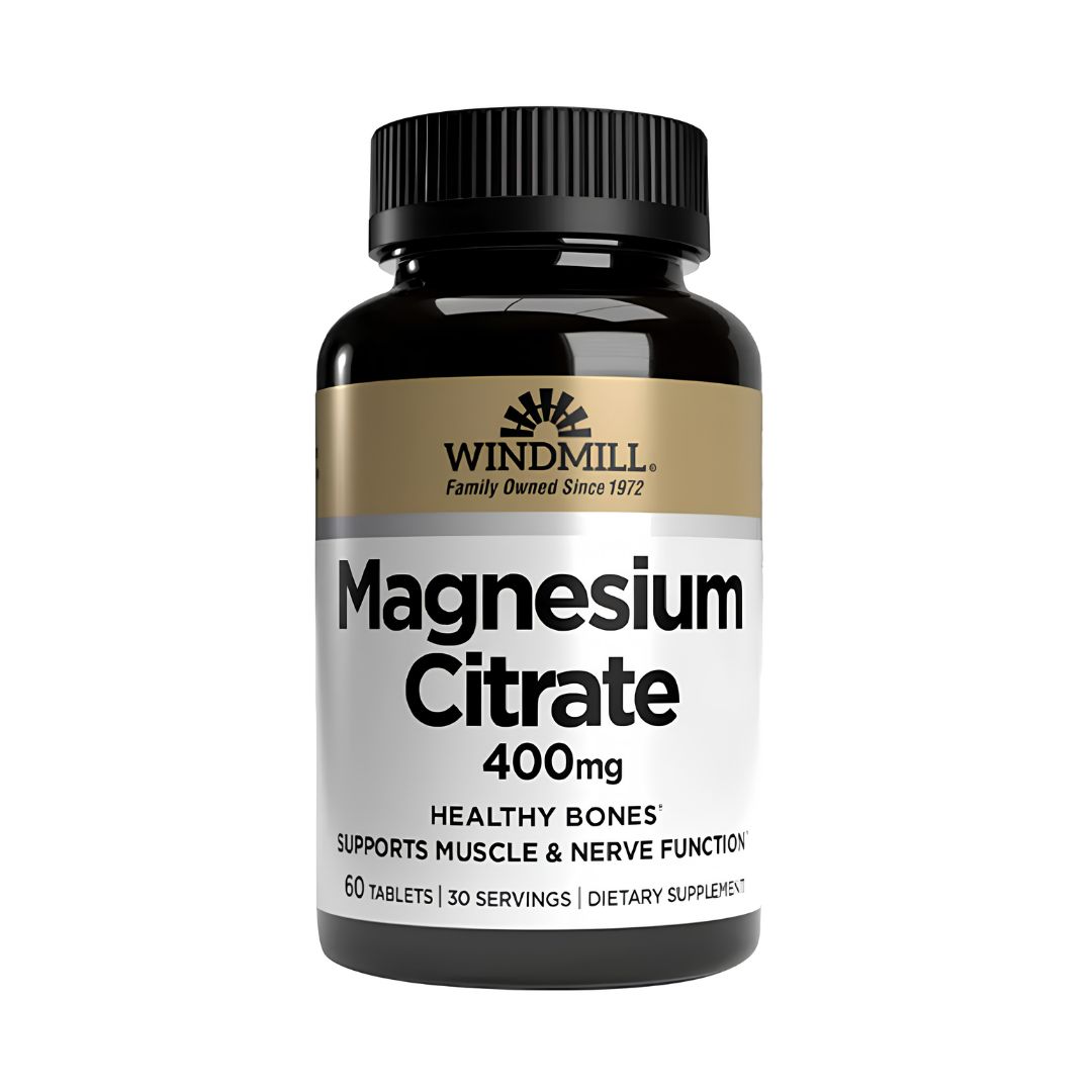 CITRATO MAGNESIO WINDMILL 400 MG - 60 TABLETAS - 1