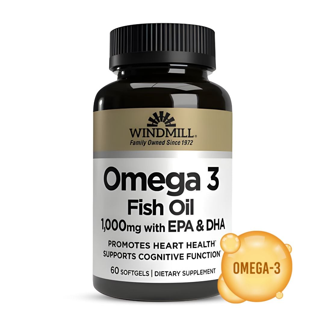 OMEGA 3 WINDMILL - FISH OIL 1000 MG WINDMILL / 60 CÁPSULAS - 1
