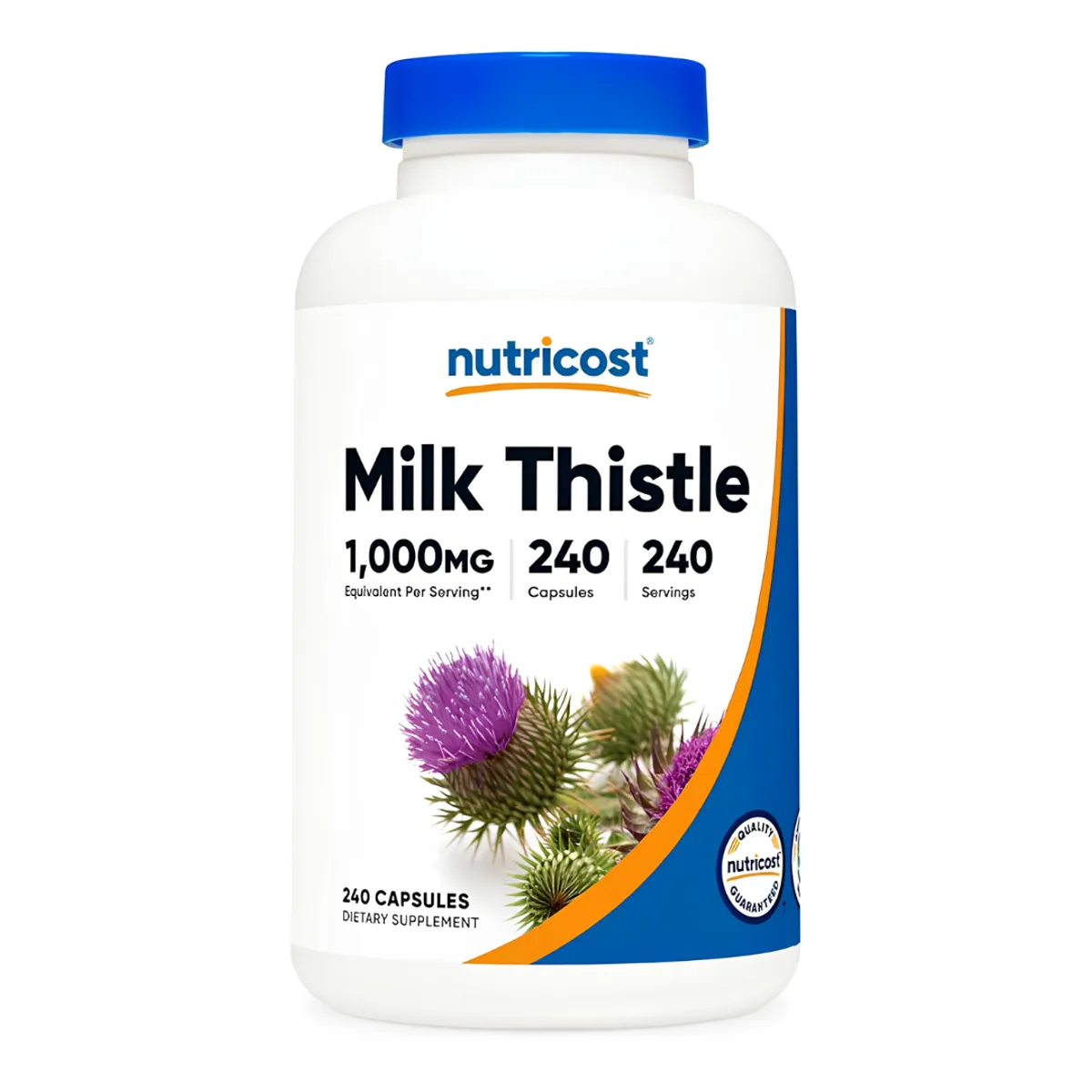 MILK THISTLE NUTRICOST 1000MG - 240 CAPSULAS - 1