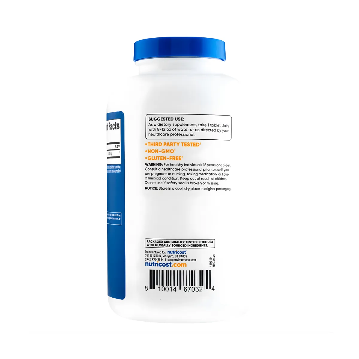 PACK X 02 L-ARGININA NUTRICOST 1000 MG - 300 TABLETAS - 4