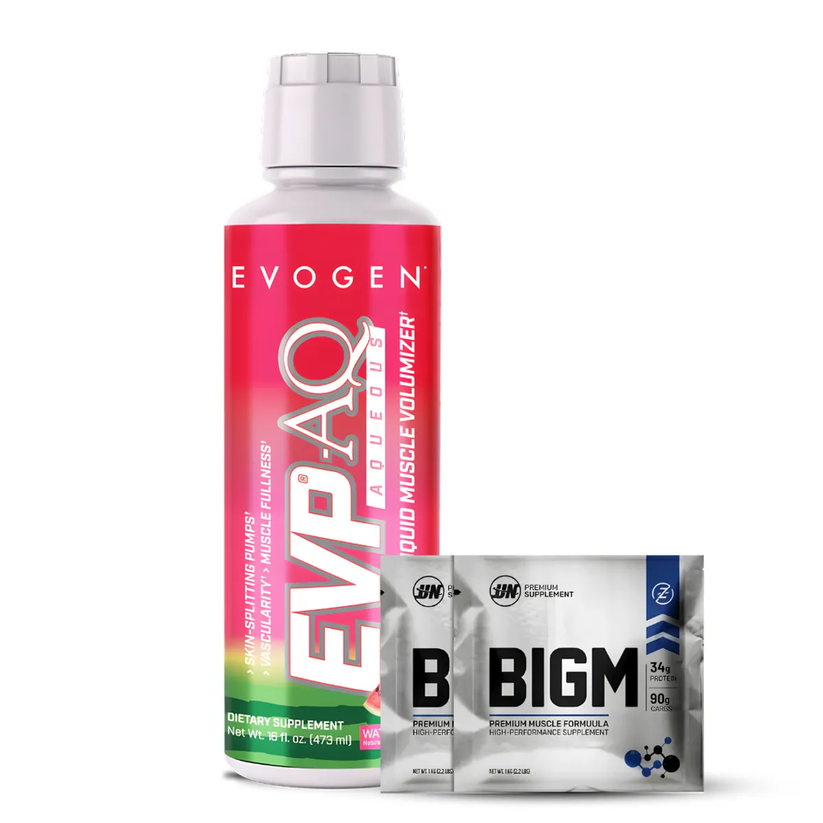 EVP-AQ EVOGEN GLICEROL LIQUIDO 473ML - WATERMELON + 2 SACHET BIGM - 1