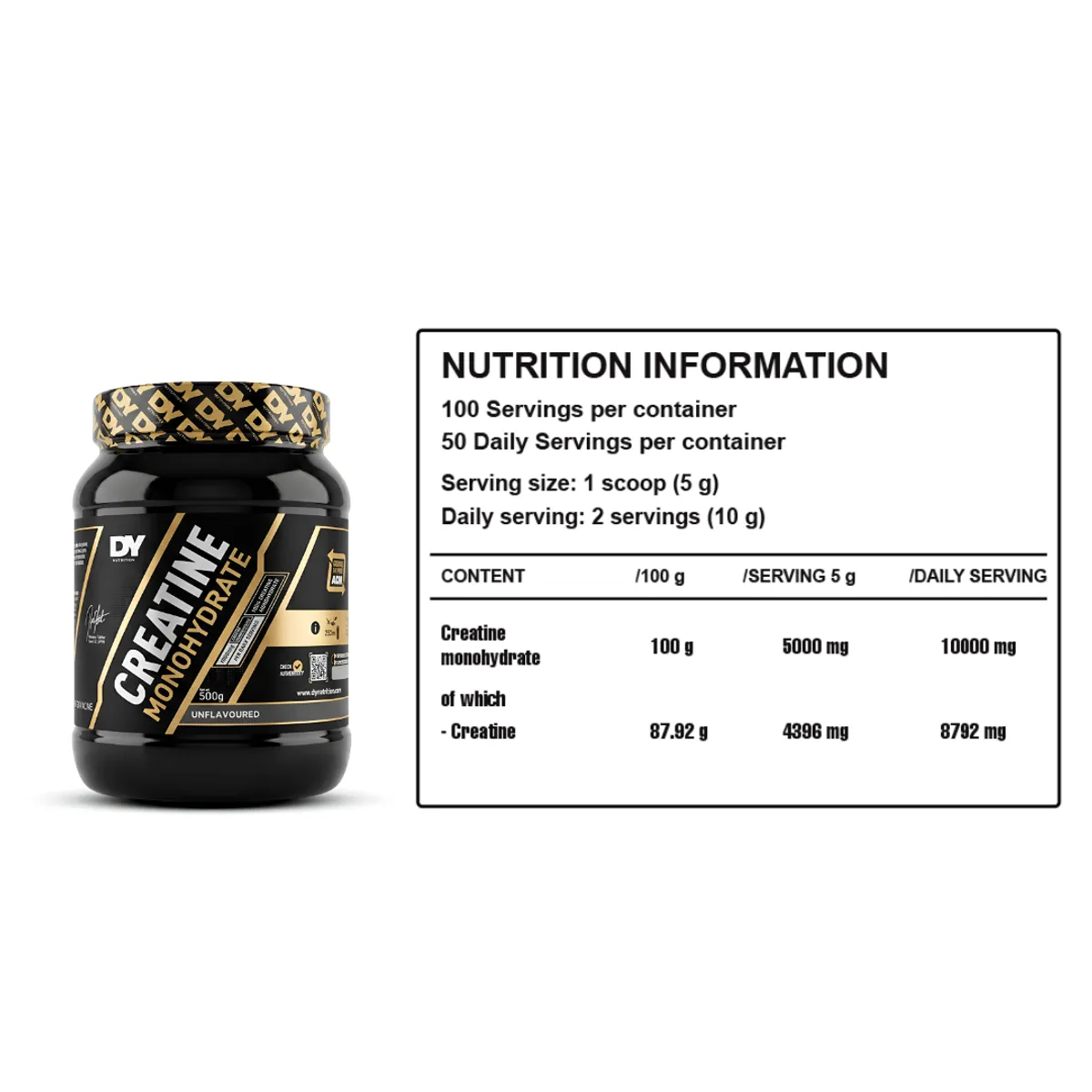 PACK X 03 - CREATINA DORIAN YATES 500 G - CREATINA MONOHIDRATADA - 2