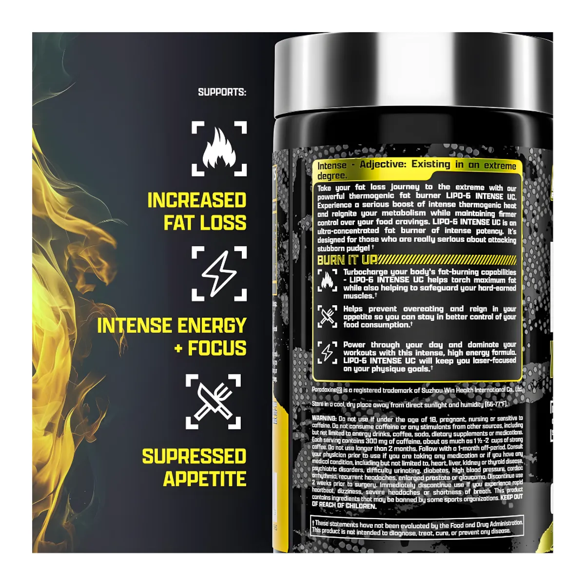 LIPO 6 BLACK INTENSE - 60 CAPSULAS + 2 SACHET BIGM - 3
